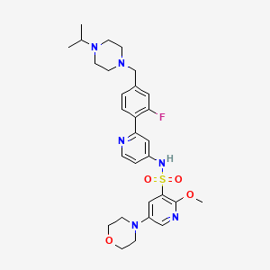 Структурная формула GSK251, CAS 2125968-05-8, формула C29H37FN6O4S