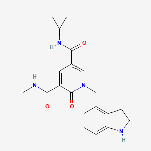 Структурная формула GSK549, CAS 2088411-88-3, формула C20H22N4O3