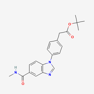 Структурная формула GSK840, CAS 2361146-30-5, формула C21H23N3O3