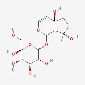 Структурная формула harpagide, CAS 6926-08-5, формула C15H24O10