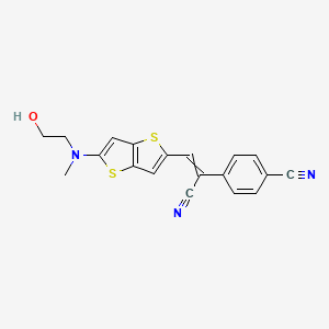 Структурная формула HBC620, CAS 2530162-07-1, формула C19H15N3Os2