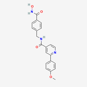 Структурная формула HDAC-IN-57, CAS 2716217-79-5, формула C21H19N3O4