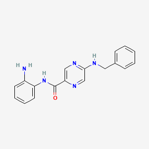 Структурная формула HDAC3 inhibitor PT3, CAS 2710273-81-5, формула C18H17N5O