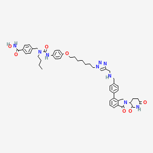 Структурная формула HDAC6 Degrader 13f, формула C48H55N9O7