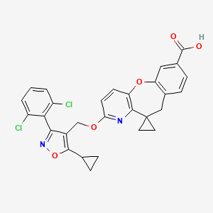Структурная формула HEC96719, CAS 2181834-03-5, формула C29H22Cl2N2O5