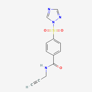 Структурная формула HHS-475, формула C12H10N4O3S