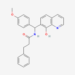 Структурная формула HIF1-IN-3, CAS 333314-79-7, формула C26H24N2O3