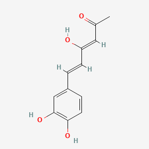 Структурная формула HISPOLON, CAS 173933-40-9, формула C12H12O4