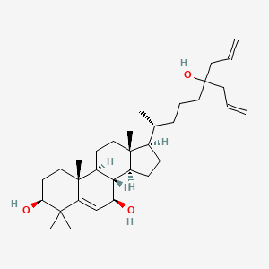 Структурная формула HMG499, CAS 2416941-68-7, формула C33H54O3