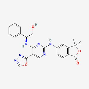 Структурная формула HPK1-IN-7, CAS 2320462-65-3, формула C24H22N6O4