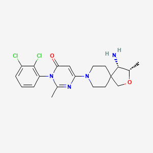 Структурная формула IACS-15414, CAS 2411321-29-2, формула C20H24Cl2N4O2