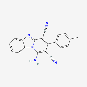 Структурная формула iFSP1, CAS 150651-39-1, формула C20H13N5