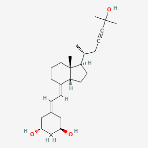 Структурная формула Inecalcitol, CAS 163217-09-2, формула C26H40O3