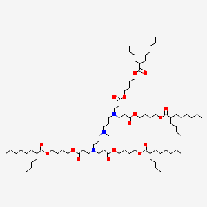 Структурная формула Lipid AX4, CAS 2735814-23-8, формула C83H155N3O16