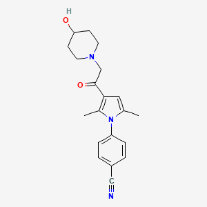 Структурная формула Iu1-248, CAS 2307472-03-1, формула C20H23N3O2