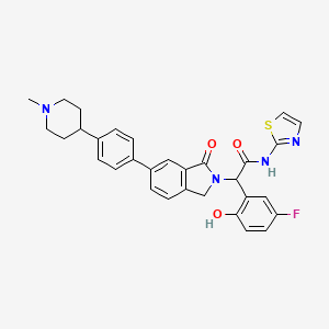 Структурная формула JBJ-09-063, CAS 2820336-67-0, формула C31H29FN4O3S