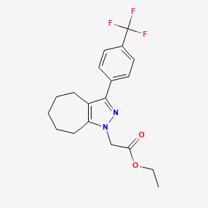 Структурная формула JNJ-28583113, CAS 2765255-93-2, формула C19H21F3N2O2