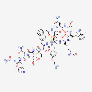 Структурная формула JNJ-77242113 (Icotrokinr), CAS 2763602-16-8, формула C90H120N20O22S2