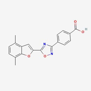 Структурная формула KCL-286, CAS 1952276-71-9, формула C19H14N2O4