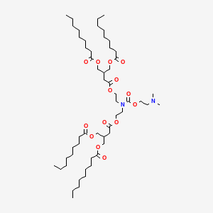 Структурная формула Capstan lipid CICL-1(L829), формула C55H100O14N2