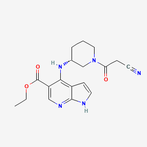 Структурная формула Lepzacitinib (ATI-1777), CAS 2321488-47-3, формула C18H21N5O3