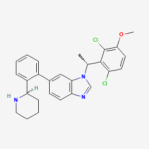 Структурная формула Lsn3160440, CAS 2765539-59-9, формула C27H27Cl2N3O