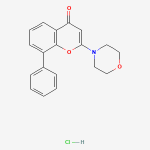Структурная формула ly-294002 Hydrochloride, CAS 934389-88-5, формула C19H18ClNO3