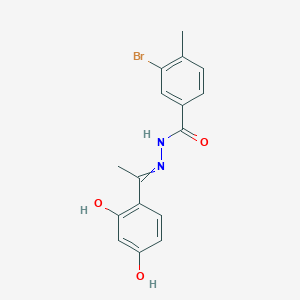 Структурная формула mTOR inhibitor-1, CAS 468747-17-3, формула C16H15BrN2O3