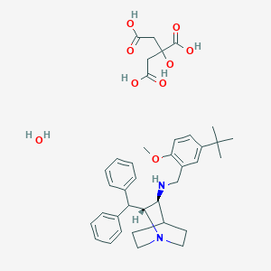 Структурная формула Maropitant Citrate [359875-09-5], CAS 359875-09-5, формула C32H40N2O.C6H8O7.H2O