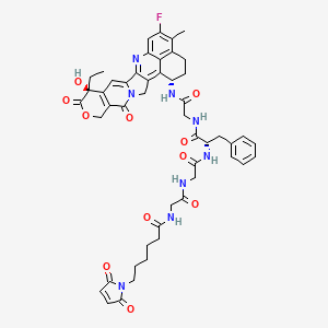 Структурная формула MC-GGFG-DX8951, CAS 1600418-29-8, формула C49H51FN8O11