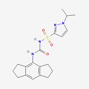 Структурная формула MCC7840, CAS 1995067-59-8, формула C19H24N4O3S