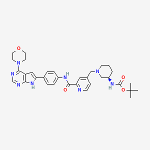 Структурная формула Menin-MLL inhibitor 20,MRN73473, CAS 2448173-47-3, формула C33H40N8O4