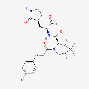 Структурная формула MI-09, CAS 2760273-33-2, формула C24H31N3O6