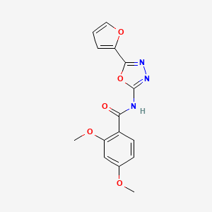Структурная формула MIF-IN-1, CAS 851095-20-0, формула C15H13N3O5