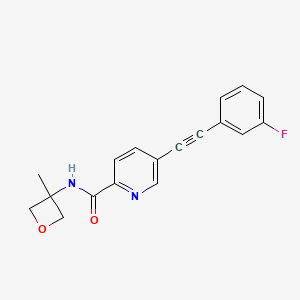 Структурная формула ML254, CAS 1428630-86-7, формула C18H15FN2O2