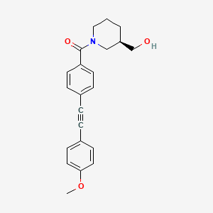 Структурная формула ML289, CAS 1382481-79-9, формула C22H23NO3