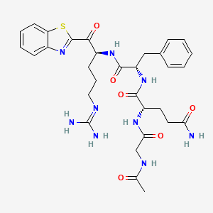 Структурная формула MM3122, CAS 2574390-27-3, формула C31H39N9O6S