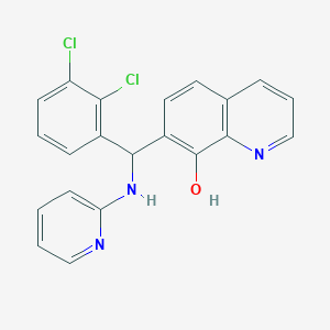 Структурная формула MMRi62, CAS 352693-80-2, формула C21H15Cl2N3O