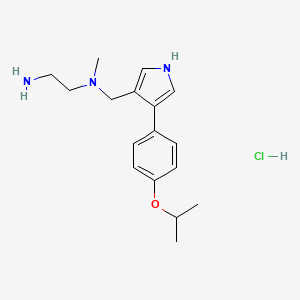 Структурная формула MS023 hydrochloride, CAS 2108631-19-0, формула C17H26ClN3O