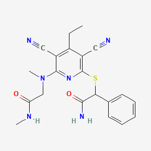 Структурная формула MS9024, CAS 3107482-42-5, формула C21H22N6O2S