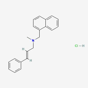 Структурная формула Naftifine HCl, CAS 65473-14-5, формула C21H22ClN