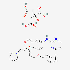 Структурная формула Pacritinib citrate, CAS 1228923-42-9, формула C34H40N4O10