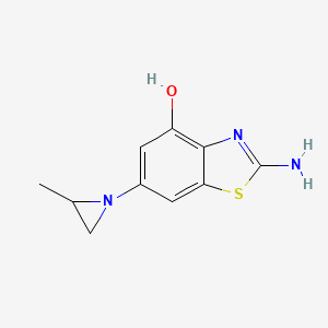 Структурная формула NSD1 inhibitor BT5, CAS 2351225-46-0, формула C10H11N3Os