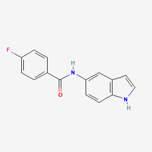 Структурная формула Oct4 inducer-1, CAS 182564-41-6, формула C15H11N2OF