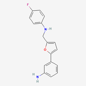 Структурная формула ORM-11372, CAS 2376217-14-8, формула C17N2OFH15