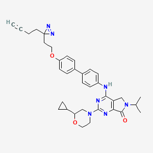Структурная формула OV350, CAS 2704531-38-2, формула C35H39N7O3