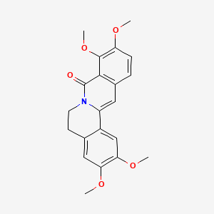 Структурная формула Oxypalmatine, CAS 19716-59-7, формула C21H21NO5
