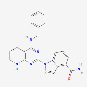 Структурная формула p97-IN-1, CAS 1863952-15-1, формула C24H24N6O