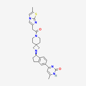 Структурная формула PF-6870961, CAS 2857112-06-0, формула C29H32N6O2S