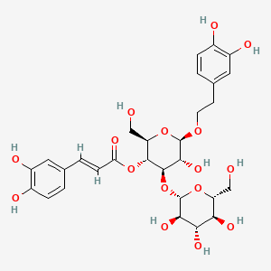 Структурная формула plantamajoside, CAS 104777-68-6, формула C29H36O16
